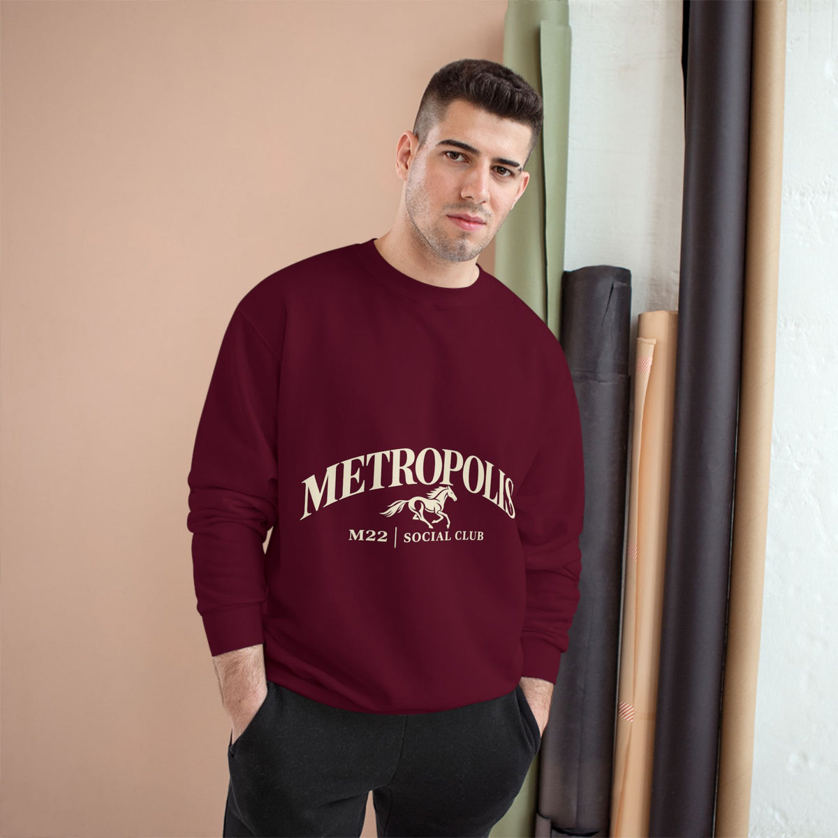 Metropolis Social Club Heavyweight Crewneck